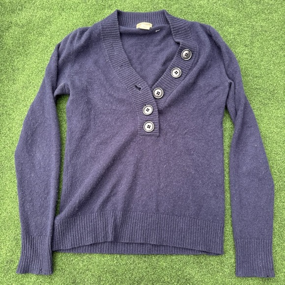 J. Crew Sweaters - J. CREW Cashmere Cardigan Sweater Size Small Blue 100% Cashmere Soft Nice Womens